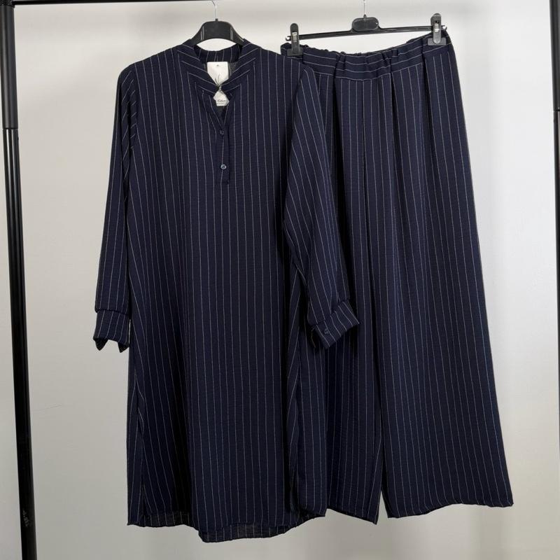 Pinstripe Relaxed Co-ord Set