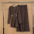 Tie Waist Wide Leg Co-ord Set