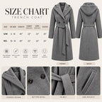 Hooded Belted Trench Coat