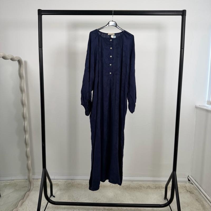 MV - Floral & Plain Viscose Button Maxi Dress with Pockets (8-22)