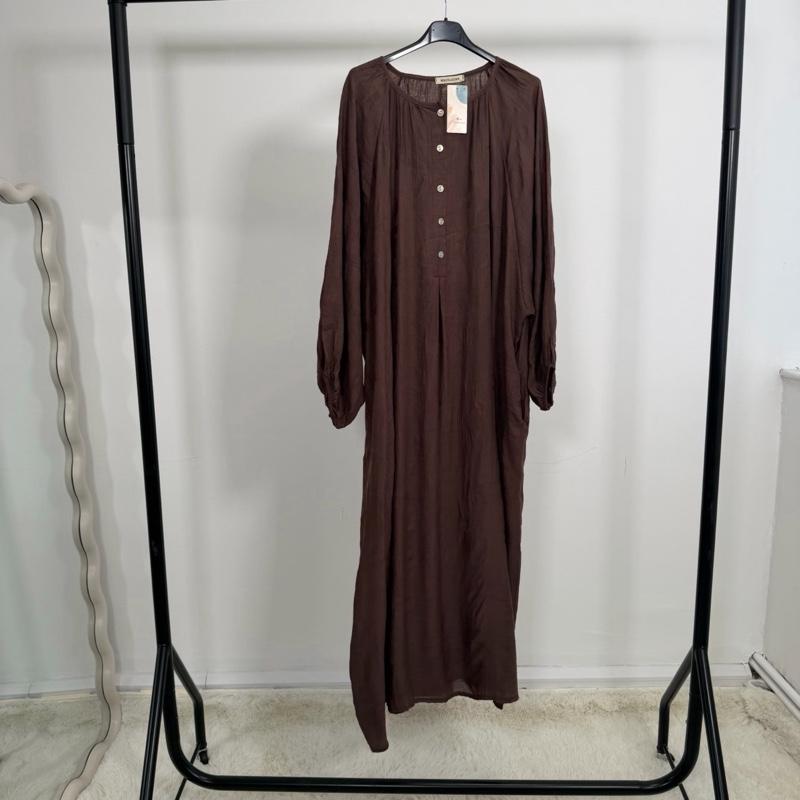 MV - Floral & Plain Viscose Button Maxi Dress with Pockets (8-22)