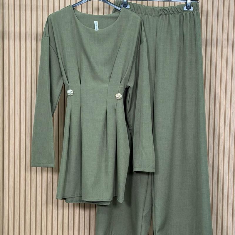 MV – Tie Waist Wide Leg Co-Ord Set (8–14)