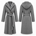 Hooded Belted Trench Coat