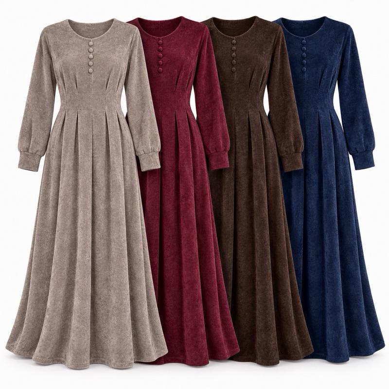 MV - Soft Feel Pleated Maxi Dress with Tie Back Belt (8-16)