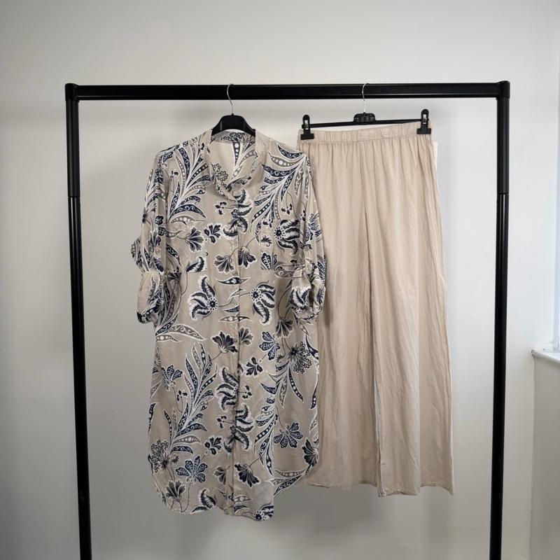 Mode Ville - Luna Cotton Feel Co-Ord Set (8-14)