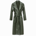 Longline Belted Trench Coat