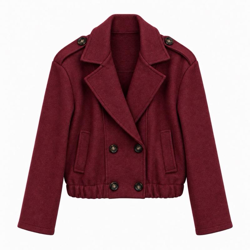 Cropped Trench Jacket