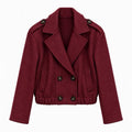 Cropped Trench Jacket
