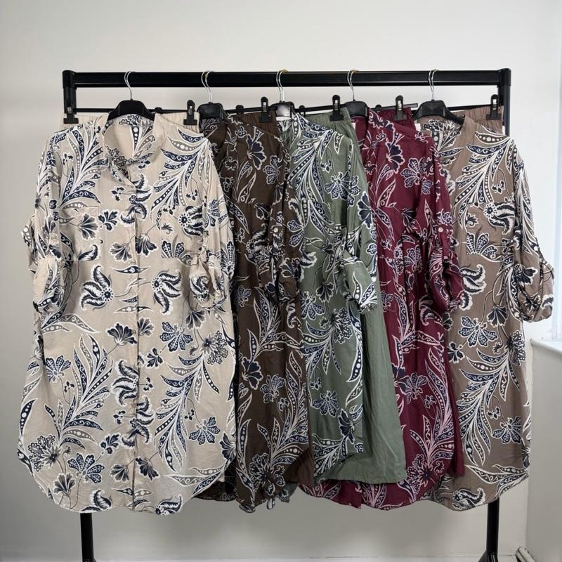 Mode Ville - Luna Cotton Feel Co-Ord Set (8-14)