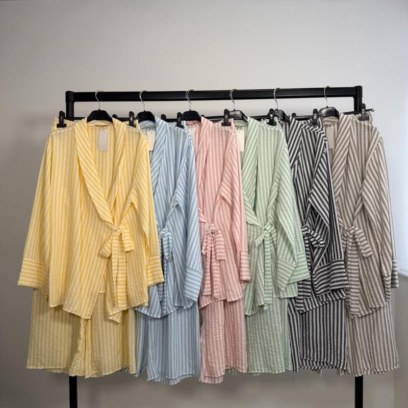 Mode Ville - Stripe Tie Co-Ord Set (8-16)