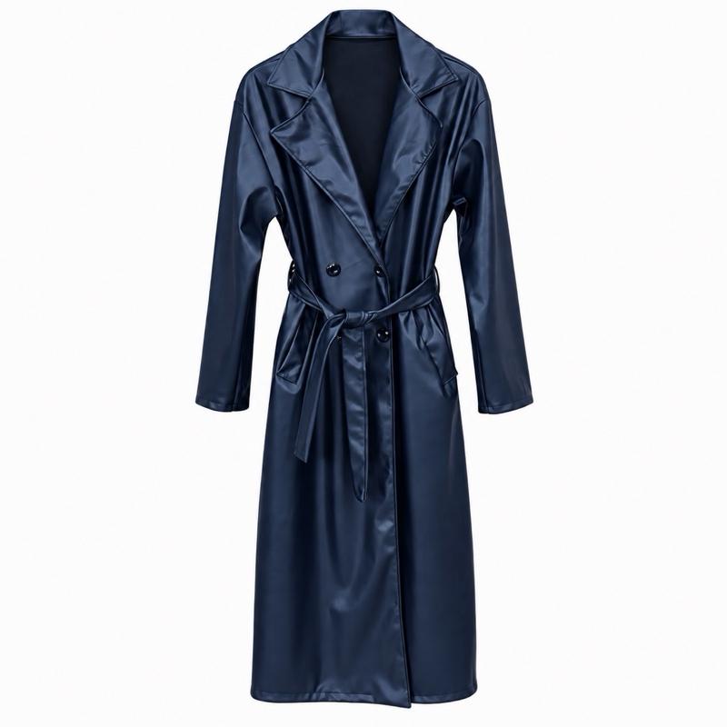 Longline Belted Trench Coat