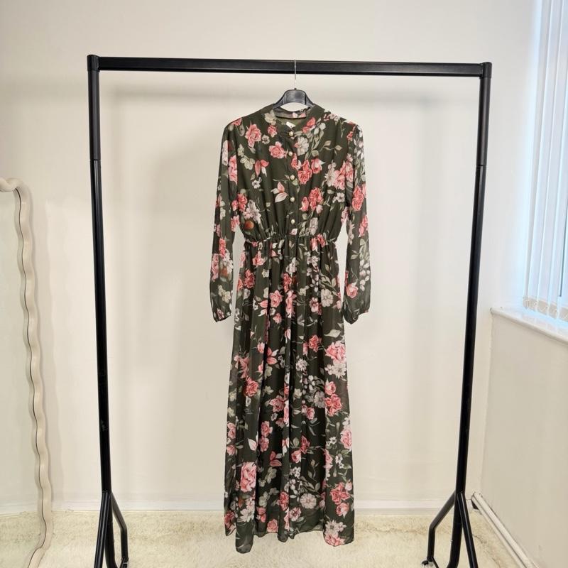 Mode Ville - Chiffon feel Bloom Maxi Dress (8-16)