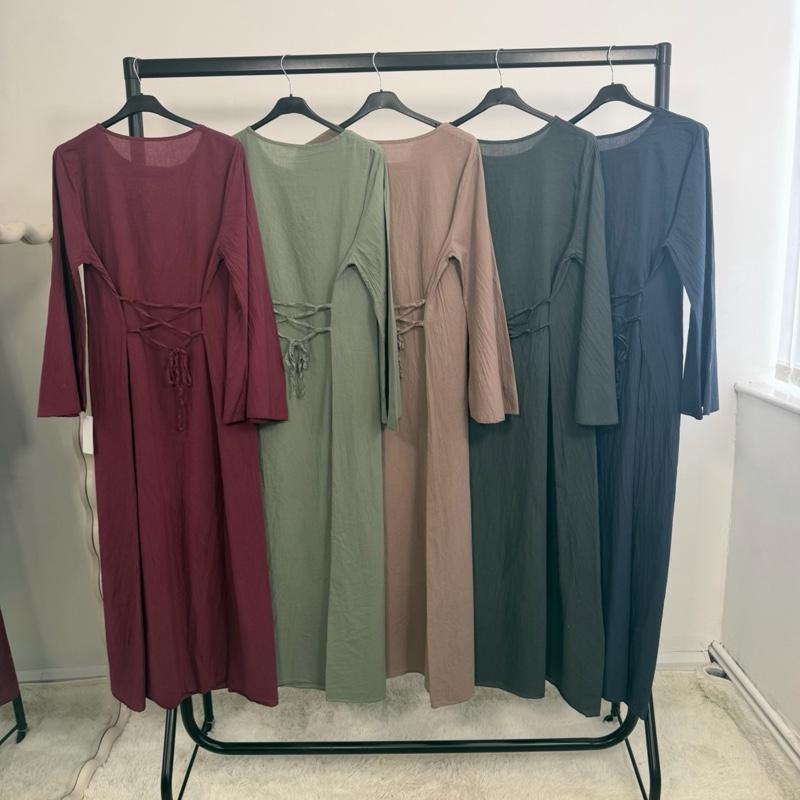 MV – Soft Cotton Tie Waist Maxi Dress (8–18)
