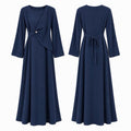 Draped Waist Maxi Dress