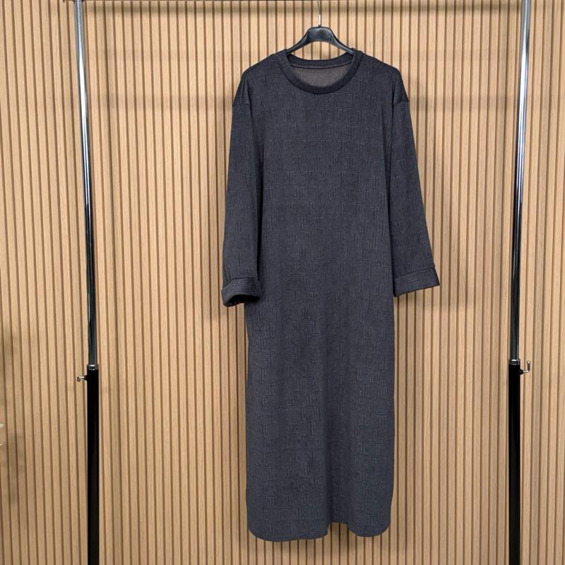 MV – Premium Soft Textured Long Jumper Dress with Pockets (8–18)