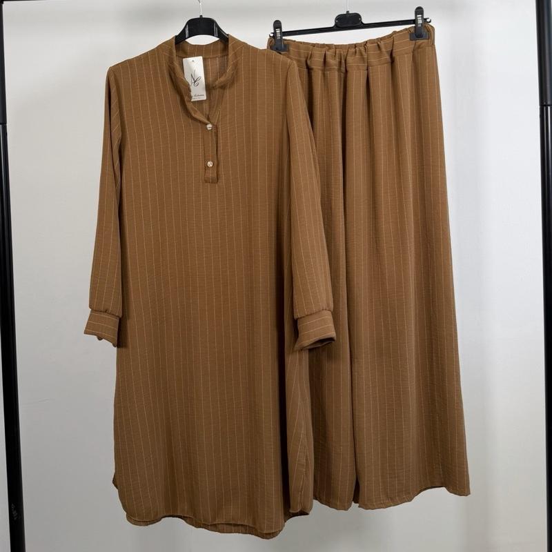 Pinstripe Relaxed Co-ord Set