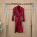 MV - Suede-Effect Trench Coat with Pockets (8-16)