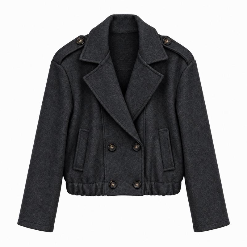 Cropped Trench Jacket