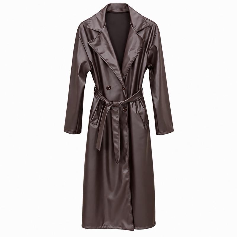 Longline Belted Trench Coat