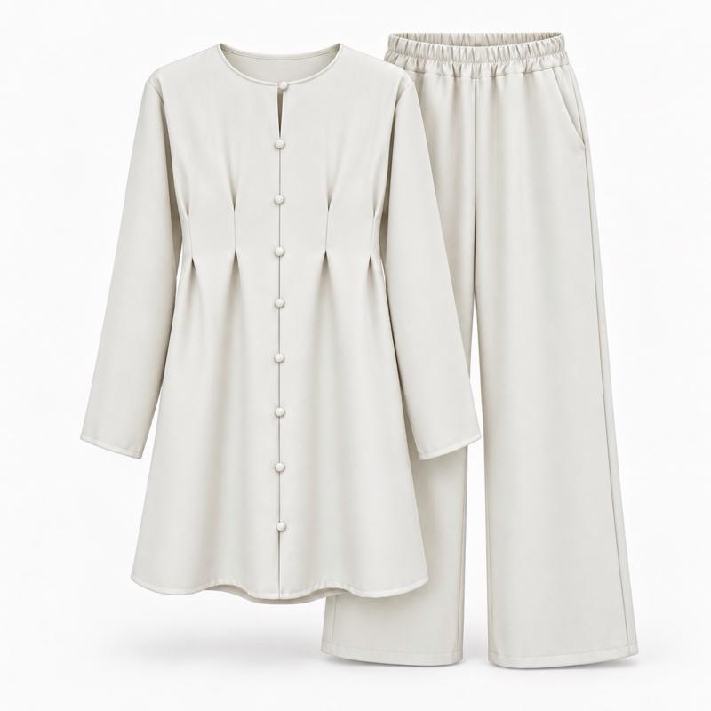 Covered Button Co-ord Set