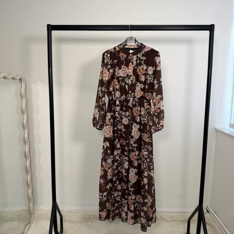 Mode Ville - Chiffon feel Bloom Maxi Dress (8-16)