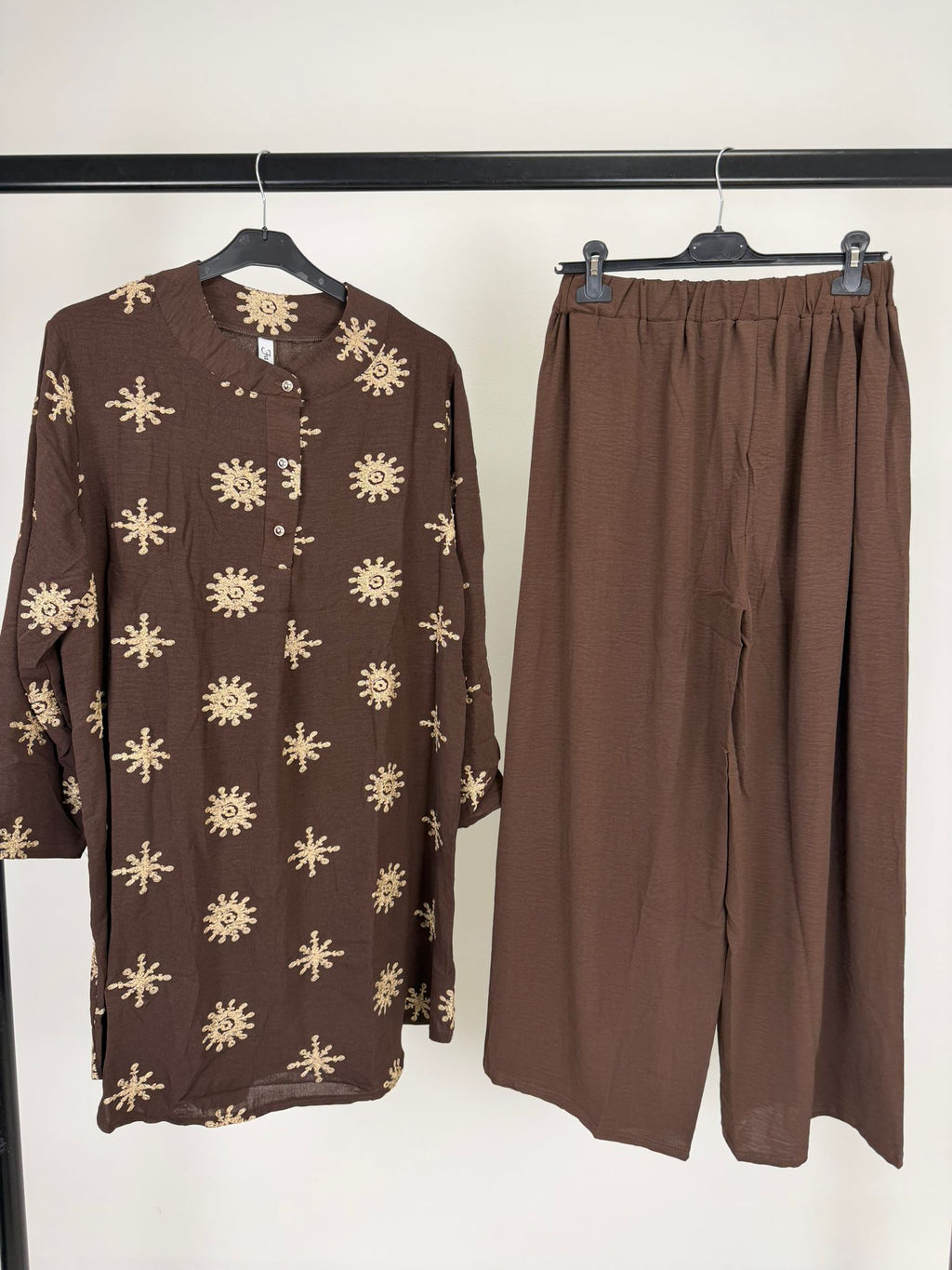 Gold Embroidered Co-Ord Set