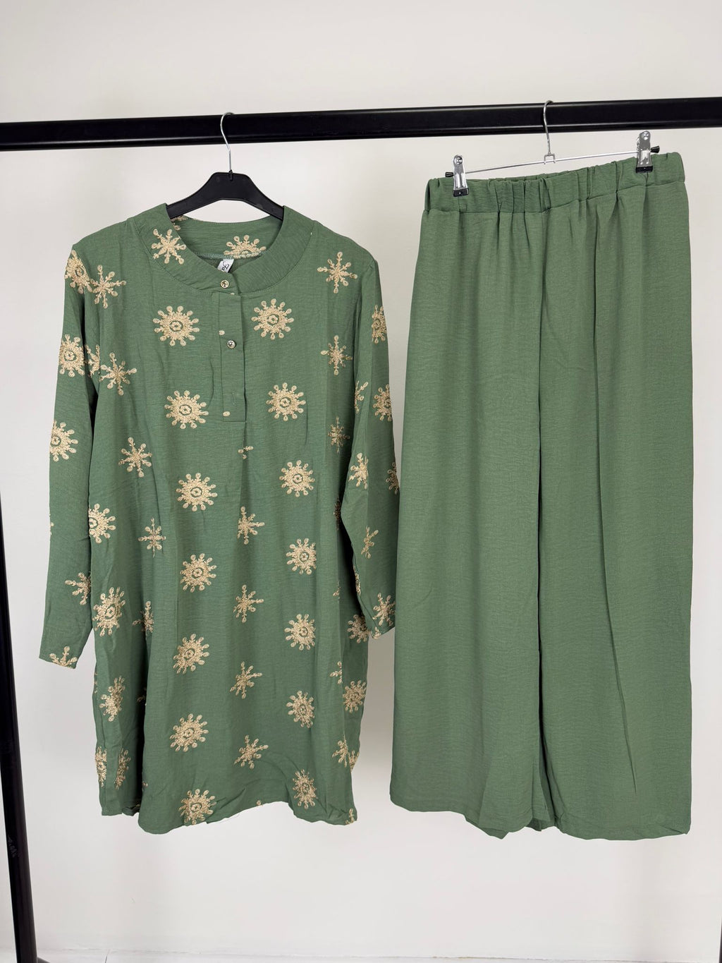 Gold Embroidered Co-Ord Set