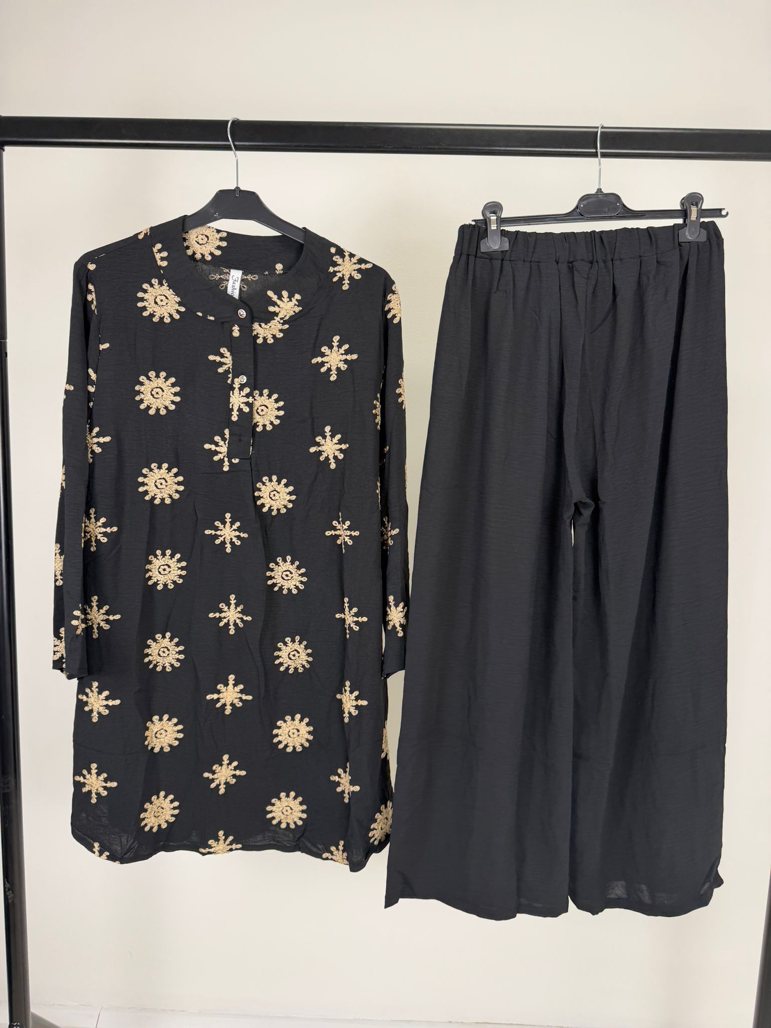Gold Embroidered Co-Ord Set