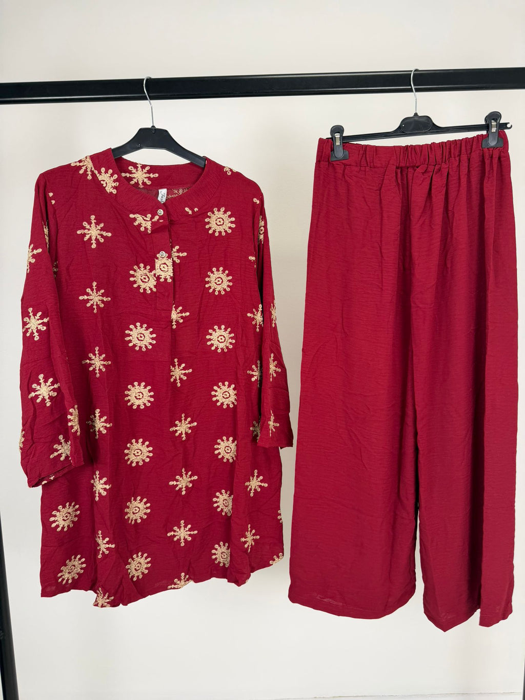 Gold Embroidered Co-Ord Set