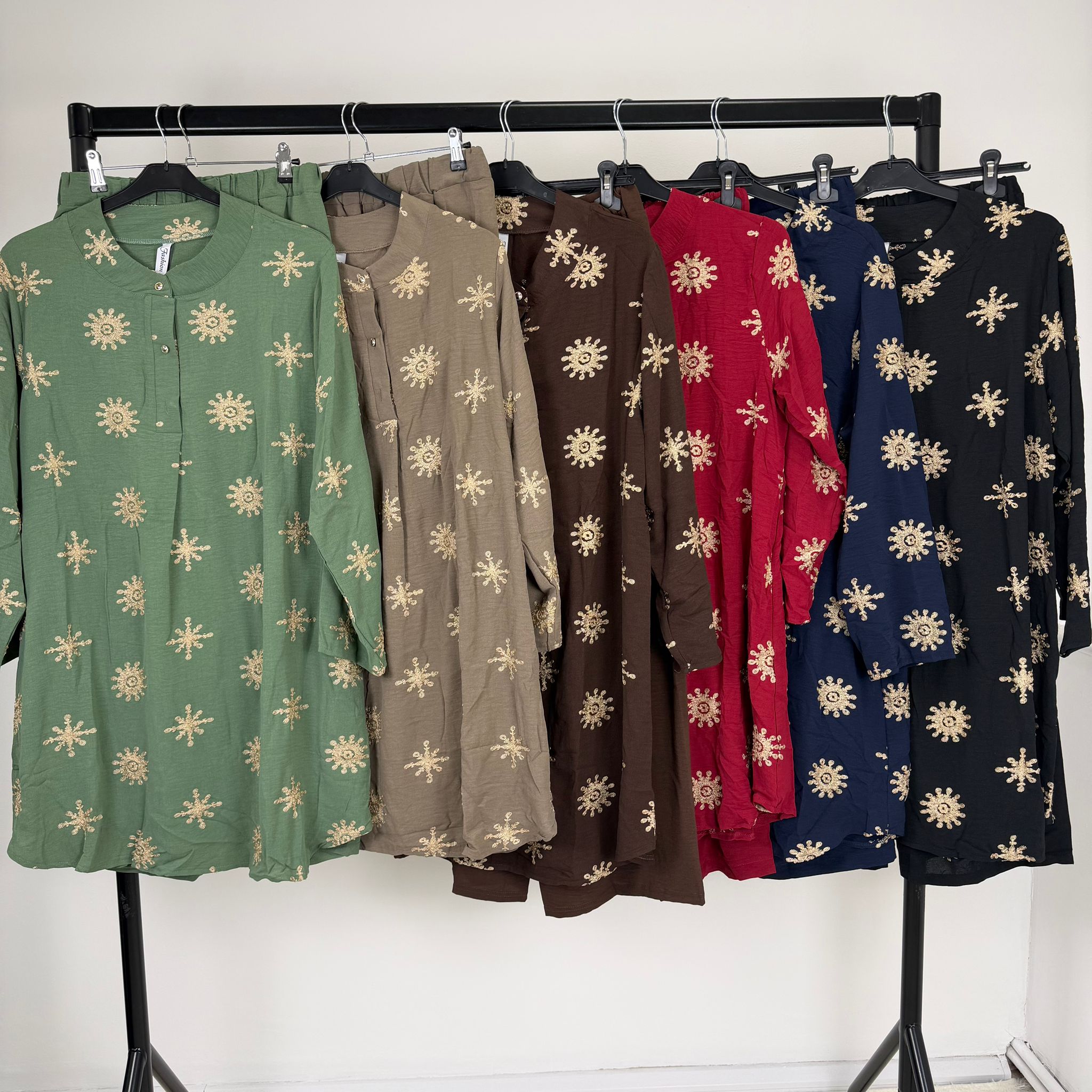 Gold Embroidered Co-Ord Set