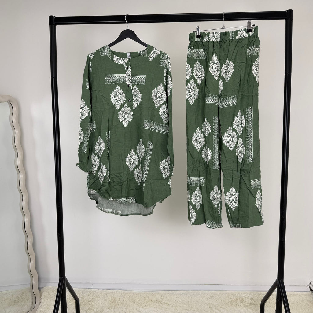 Printed Viscose Co-Ord Set