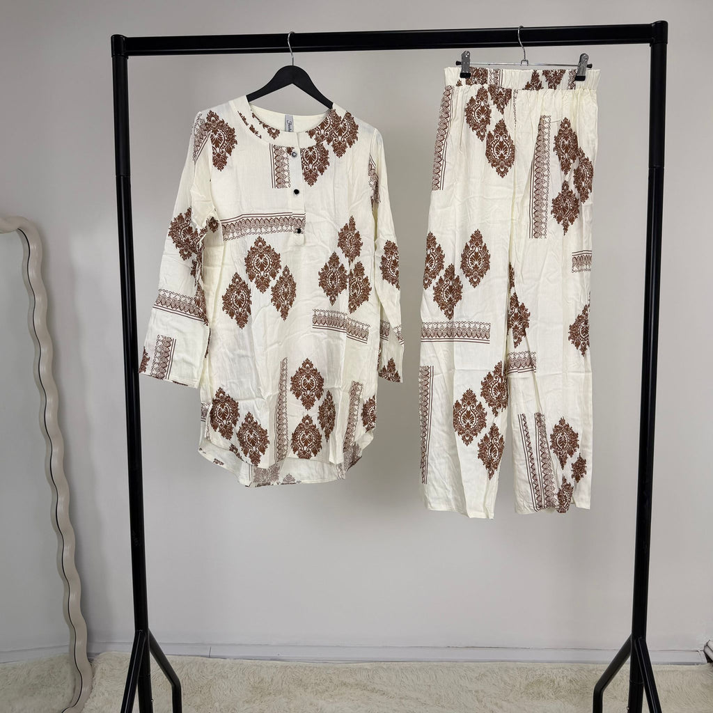 Printed Viscose Co-Ord Set