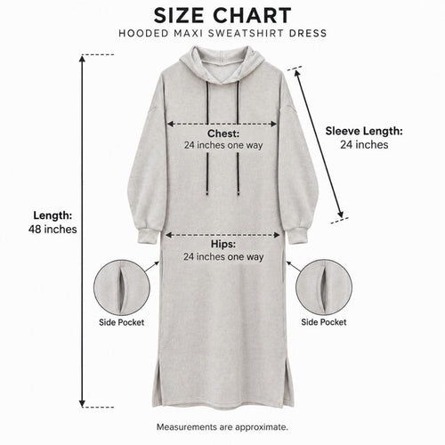 Cosy Textured Hooded Maxi Dress