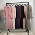 MV - Premium Soft Viscose | Tie Back Maxi Dress | Modest | One Size fits 8-18 |