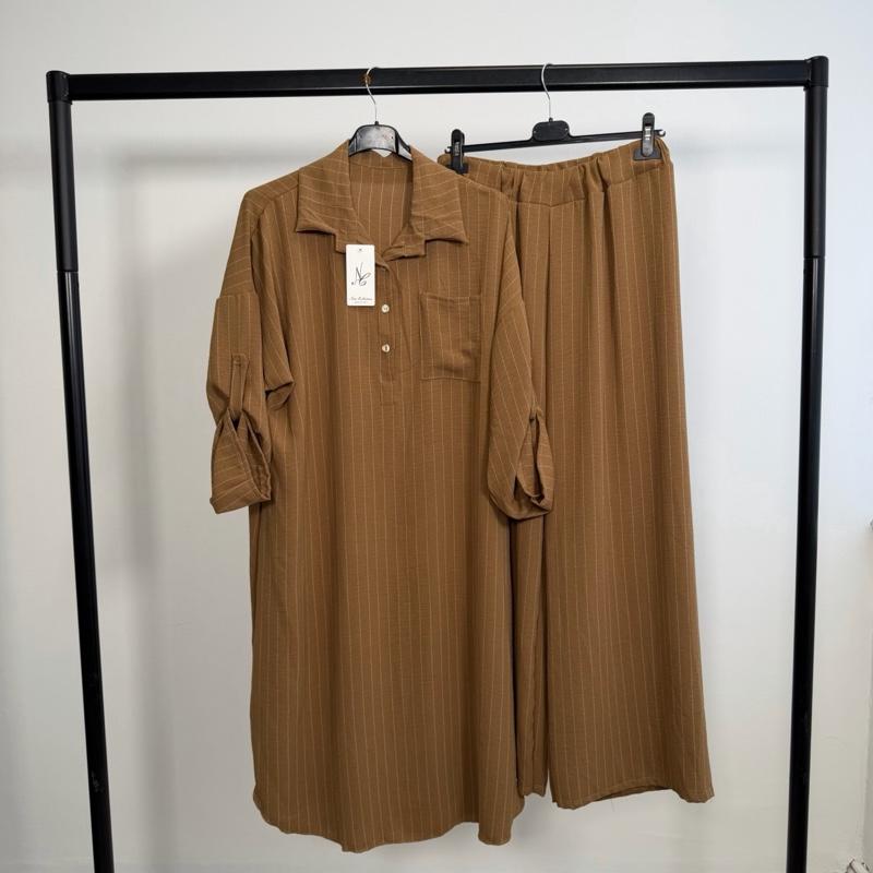Three Button Pinstripe Co-ord Set