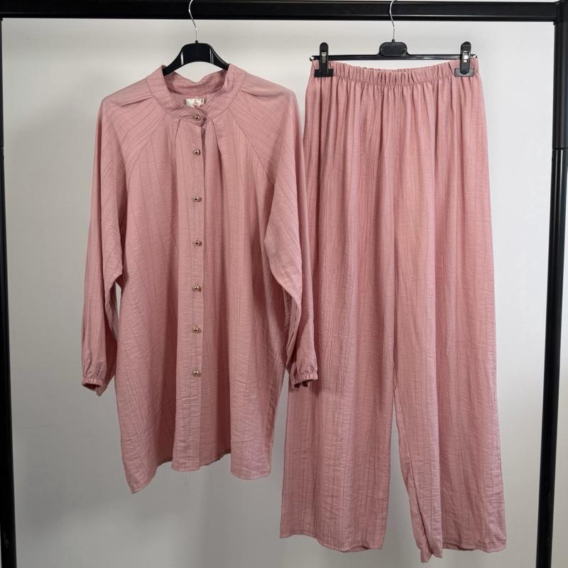 Longline Button Co-ord Set