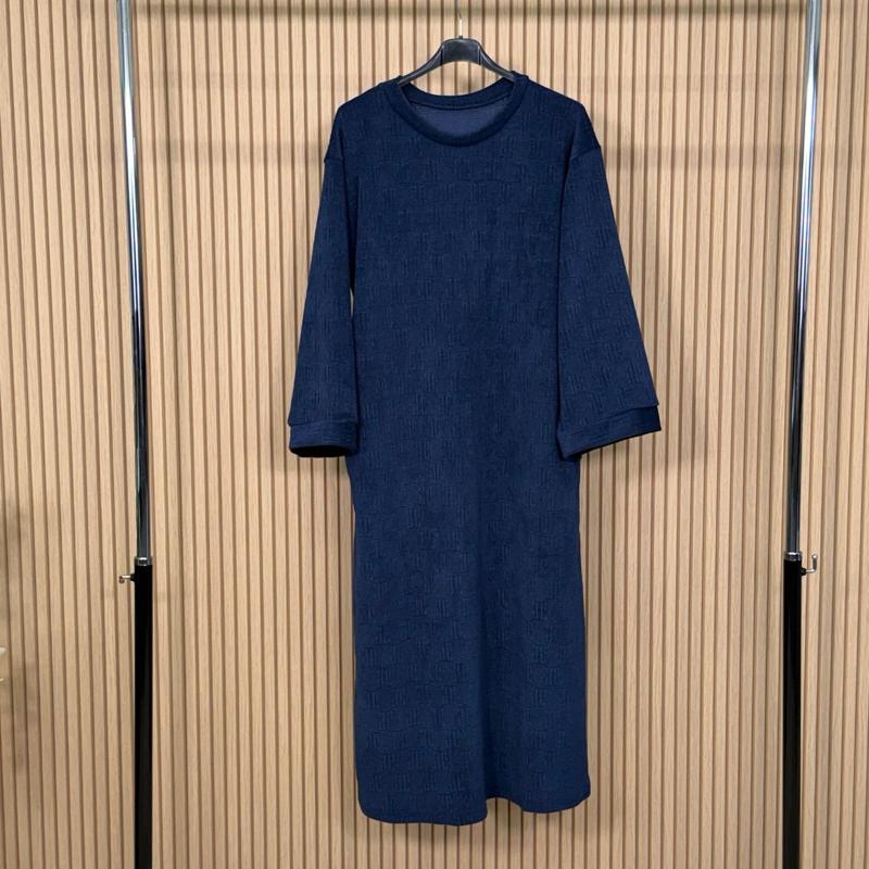 MV – Premium Soft Textured Long Jumper Dress with Pockets (8–18)