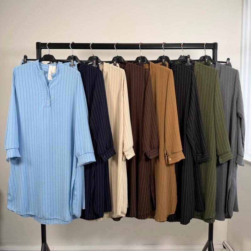 Mode Ville - Pinstripe Relaxed Co-Ord Set (8-16)