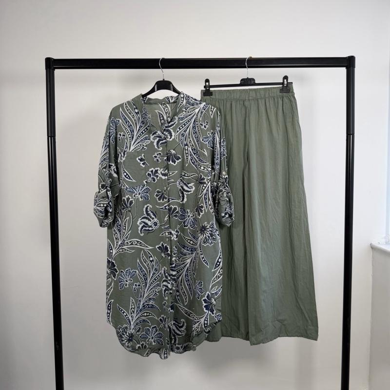 Mode Ville - Luna Cotton Feel Co-Ord Set (8-14)