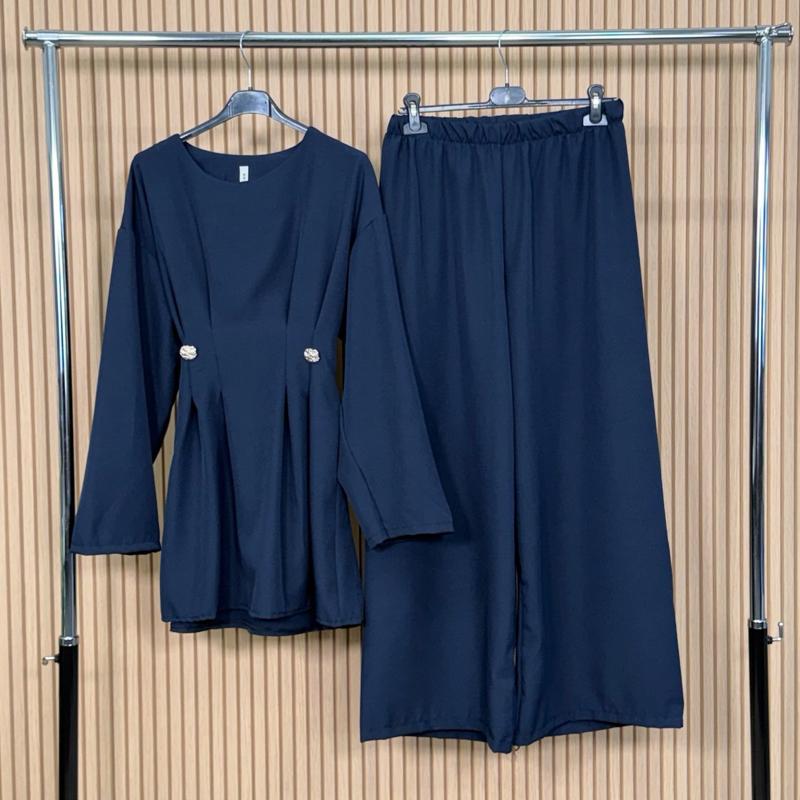 MV – Tie Waist Wide Leg Co-Ord Set (8–14)