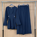 MV – Tie Waist Wide Leg Co-Ord Set (8–14)