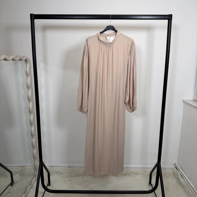 MV - Premium Soft Viscose | Tie Back Maxi Dress | Modest | One Size fits 8-18 |