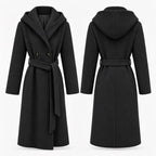 Hooded Belted Trench Coat