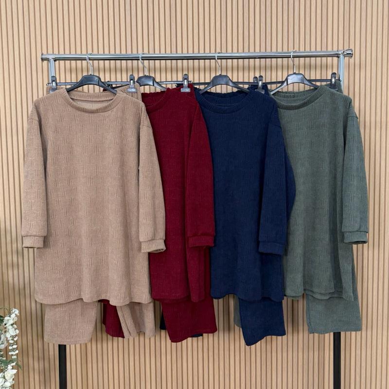 MV – Premium Soft Textured Lounge Co-Ord Set(8-16)