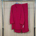 MV - Pinstripe Co-Ord Set with Pockets | Soft Stretch Lounge & Casual Outfit | UK 8-16