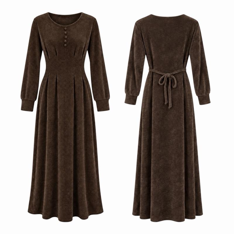 Pleated Tie Back Maxi Dress