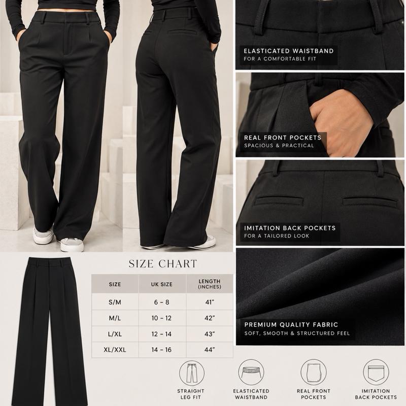 MV - Everyday Essential Straight Leg Trousers