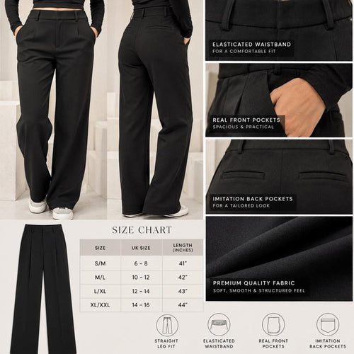 Everyday Essential Straight Leg Trousers